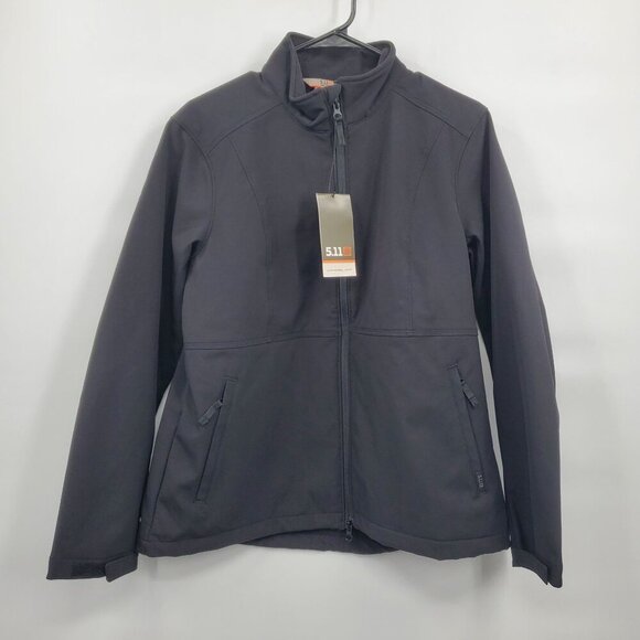 5.11 Tacticcal Leone Softshell Jacket Women Size Large NWT Long Sleeve - Picture 3 of 16